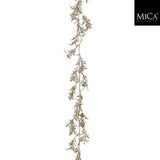 Christmas Champagne Glitter Cascading Vine Garland | 180cm, Sparkling Gold