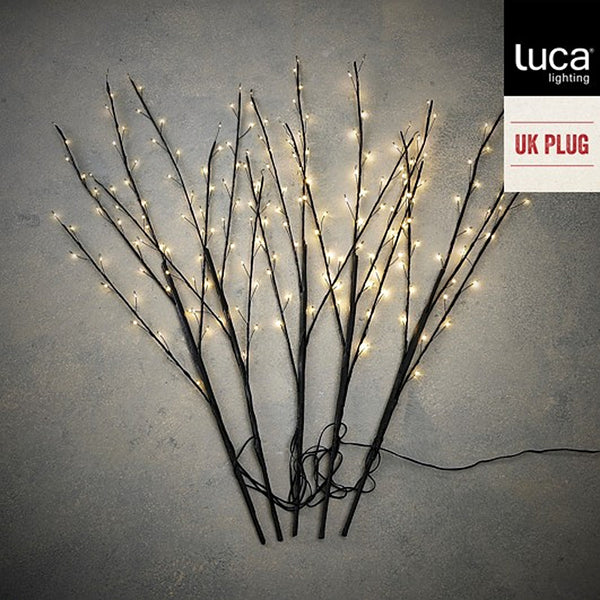 Christmas 5-Branch Warm White LED Outdoor Branch Light | 90cm, UK Plug
