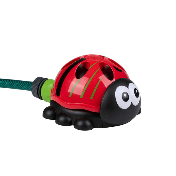 Eddy Toys Ladybug Water Sprinkler | 360° Spray Durable Plastic