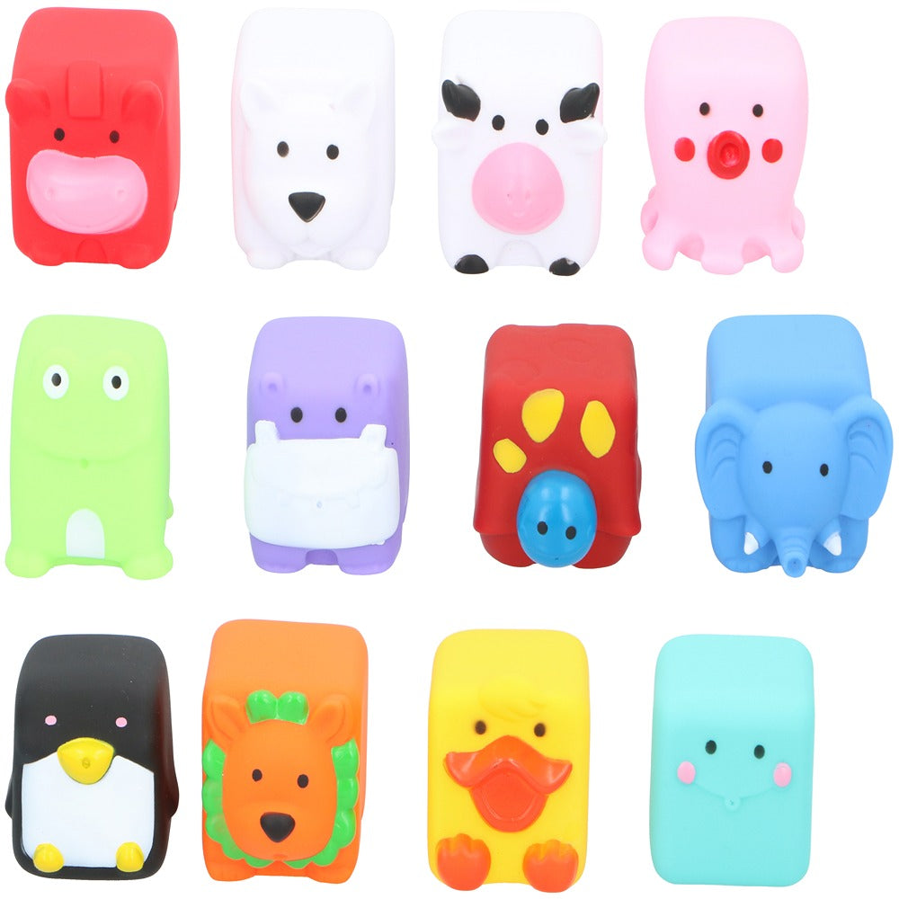 Eddy Toys Bath Buddy Animal Erasers | 12 Pack