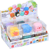 Eddy Toys Bath Buddy Animal Erasers | 12 Pack