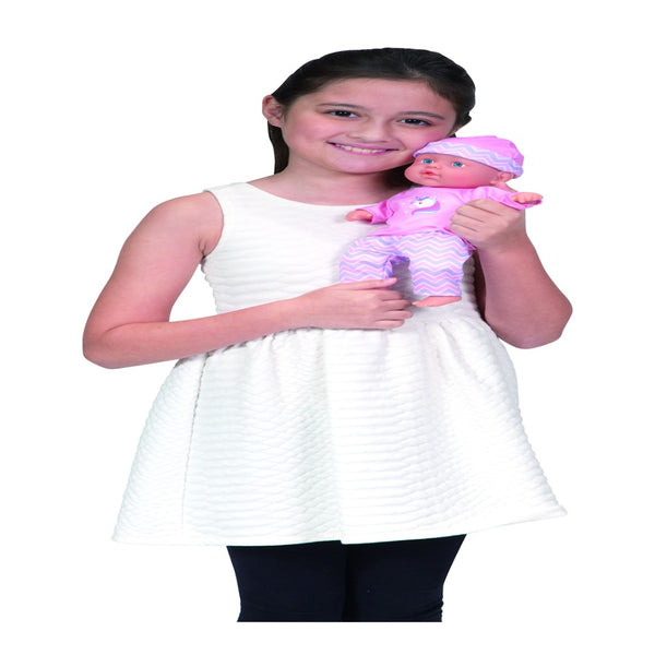 Toy Hub Pastel Baby Doll - 31cm - Hat and Romper