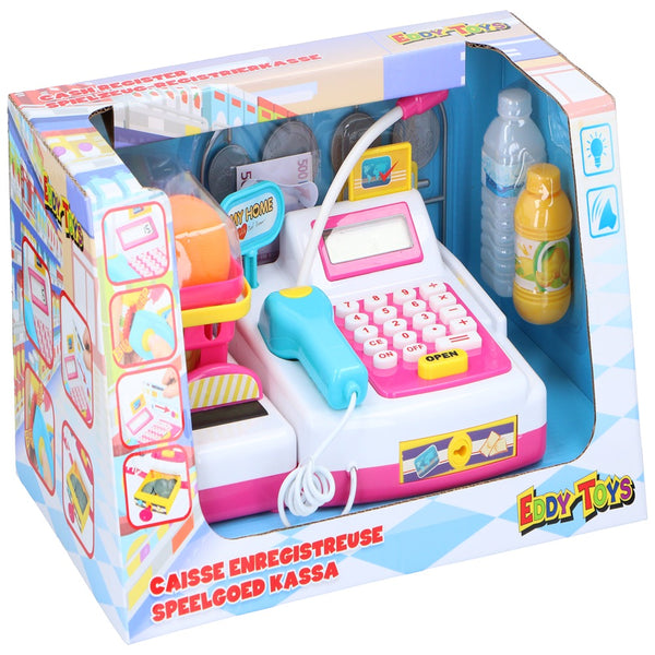 Eddy Toys Interactive Toy Cash Register Set | Includes Accessories