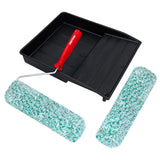 Dekton 9 Inch Emulsion Paint Roller Set | 4 Piece, Tray and Sleeves