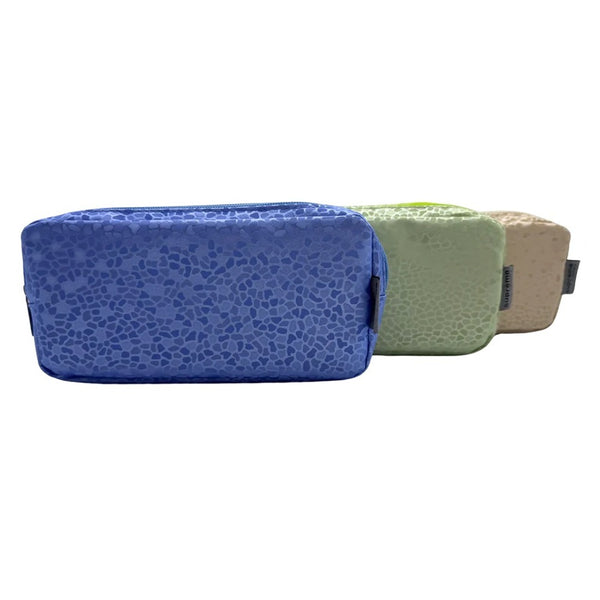 Supreme Double Pencil Case Scale | Assorted Designs | Blue, Green, Beige