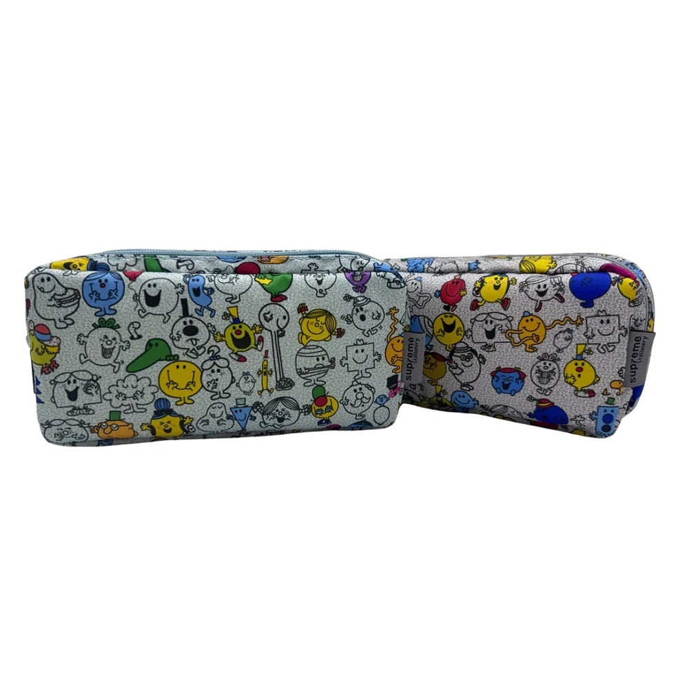 Supreme Double Pencil Case Mr Men | Durable Fabric and Vibrant Pattern