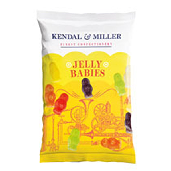 Kendall & Miller Jelly Babies Sweets | 150 g, Assorted Fruit Flavours