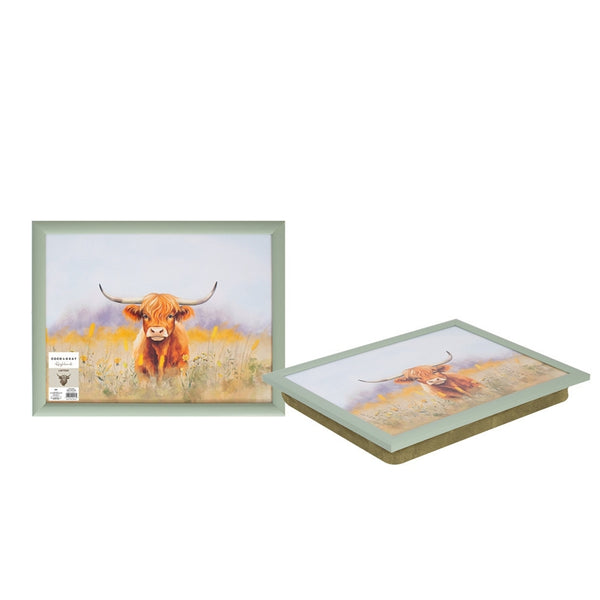 Coco & Gray Highland Cow Lap Tray | 44x33 cm