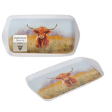 Coco & Gray Highland Cow Melamine Tea Tray | 26x14cm