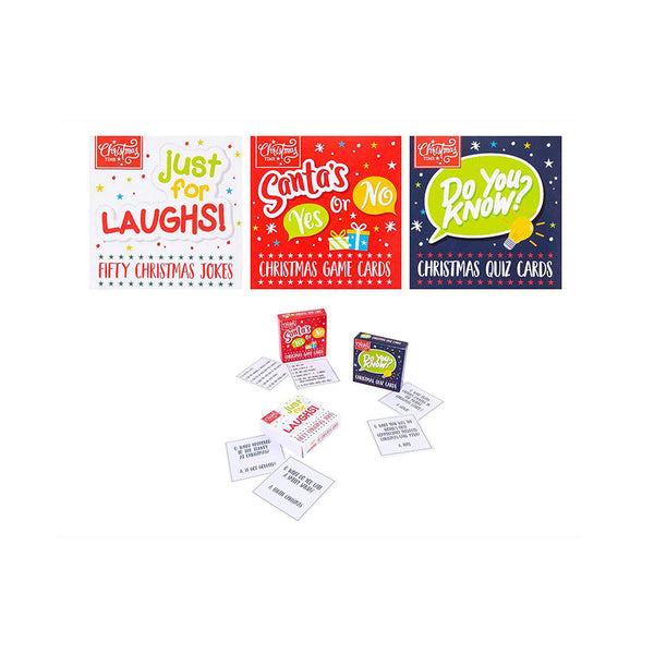 Christmas Christmas Trivia Challenge Card Game | 3 Formats, Assorted Designs