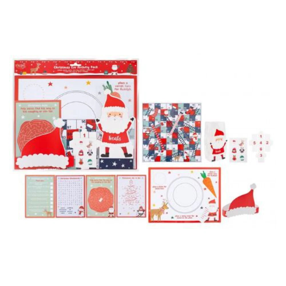 Christmas Christmas Eve Activity Pack Advent Countdown | Santa Theme, Reusable