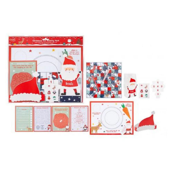 Christmas Christmas Eve Activity Pack Advent Countdown | Santa Theme, Reusable