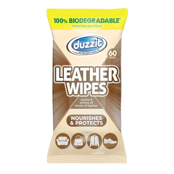 Duzzit Biod Leather Cleaning Wipes | 60s