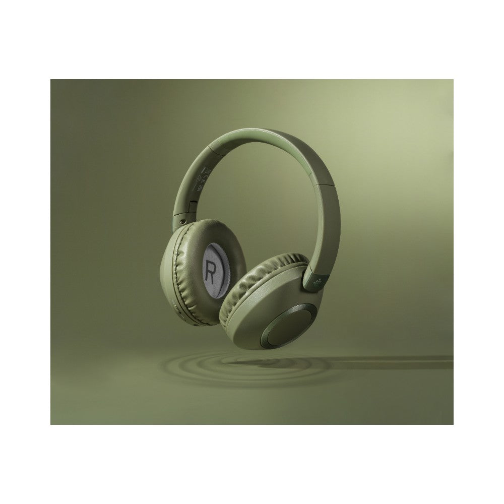 Intempo Noise Isolating Closed-Back Headphones | Matte Sage Green