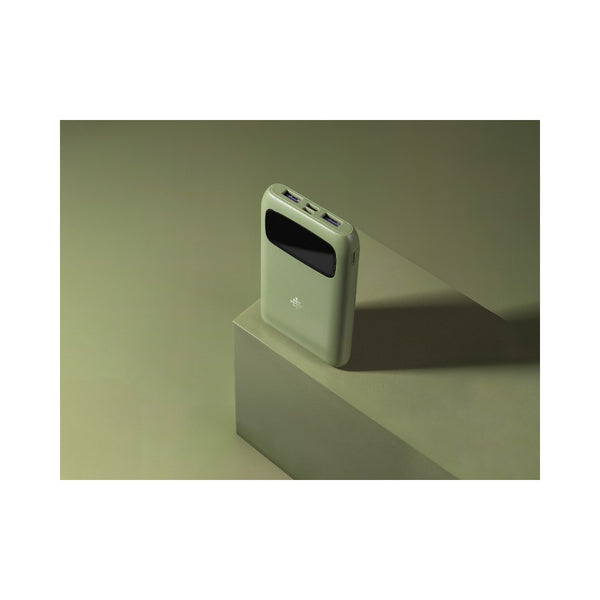 Intempo Aria Power Bank | 10000mAh, Green, Compact, Ergonomic Grip