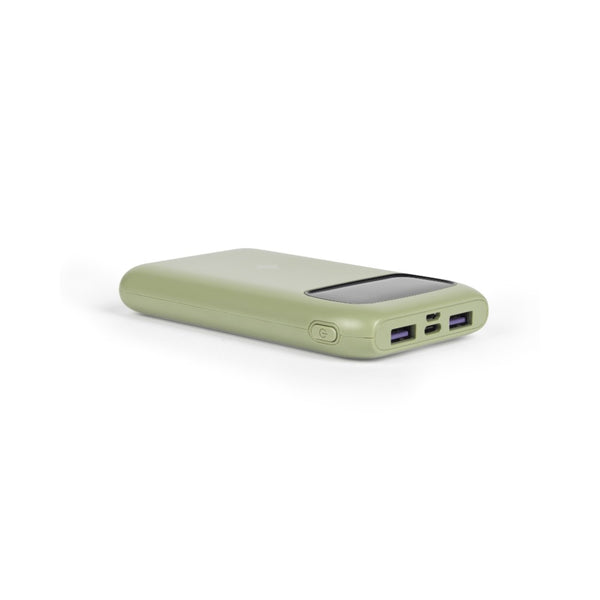 Intempo Aria Power Bank | 10000mAh, Green, Compact, Ergonomic Grip