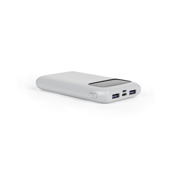 Intempo Aria Power Bank | 10000mAh, Grey, Status Display, Side Button