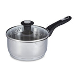Simply Home Stainless Steel Saucepan with Draining Lid | 16cm