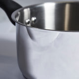 Simply Home Stainless Steel Saucepan with Draining Lid | 16cm