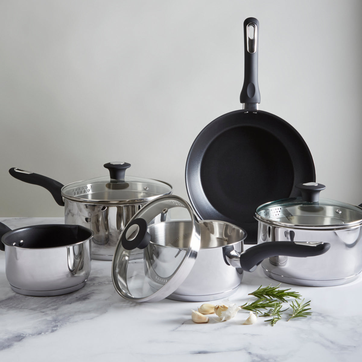 Simply Home Stainless Steel Saucepan with Draining Lid | 16cm
