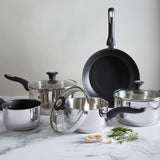 Simply Home Stainless Steel Saucepan with Draining Lid | 16cm