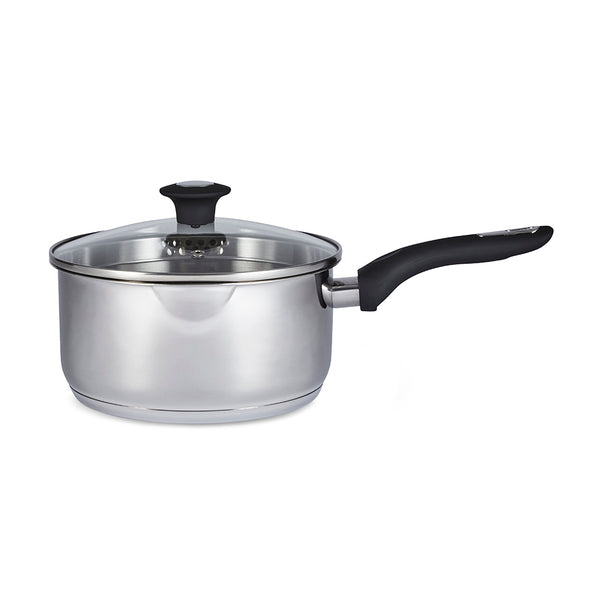Simply Home Stainless Steel Saucepan with Draining Lid | 20cm