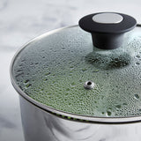 Simply Home Stainless Steel Saucepan with Draining Lid | 20cm