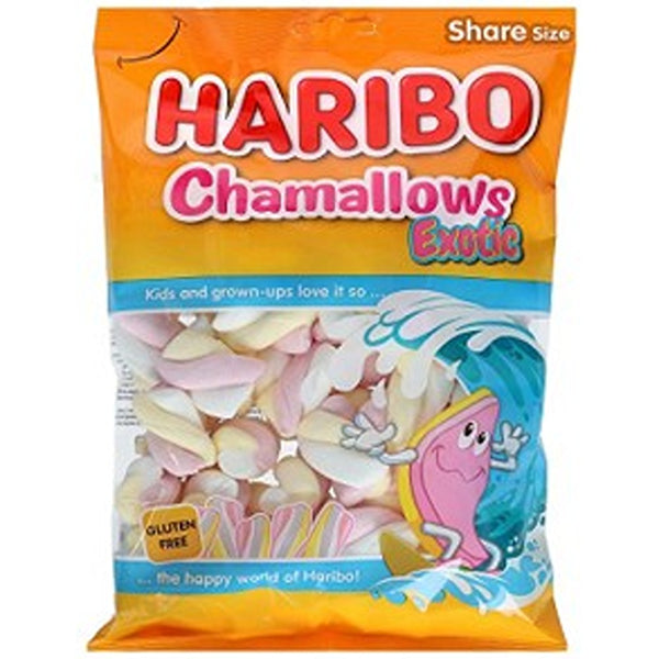 Haribo Chamallows Exotic Marshmallows | 175g, Gluten Free, Share Size