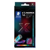 Staedtler Norix Colouring Pencils Set | Pack of 12, Assorted Colours
