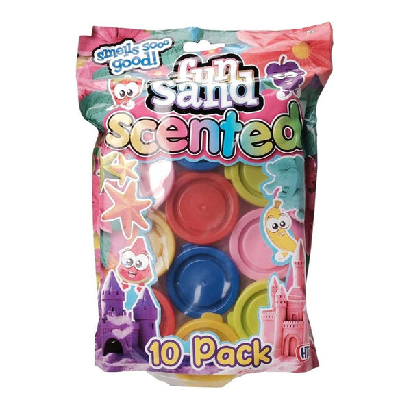 Scented Play Sand Sensory Play Set | 10 Pieces, Assorted Colours