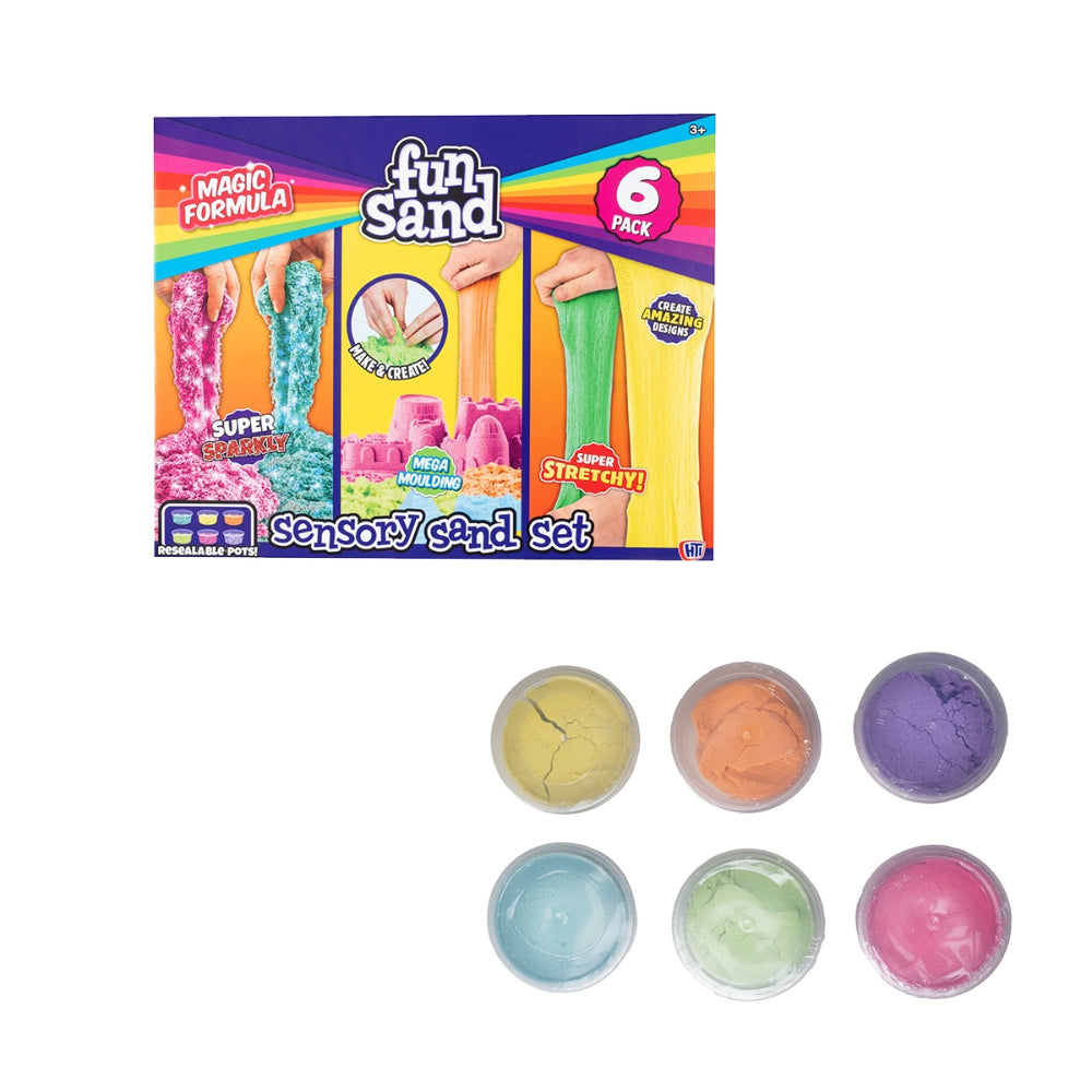 Stretchy Sparkly Sensory Sand Play Set | Assorted Colours, Age 3+