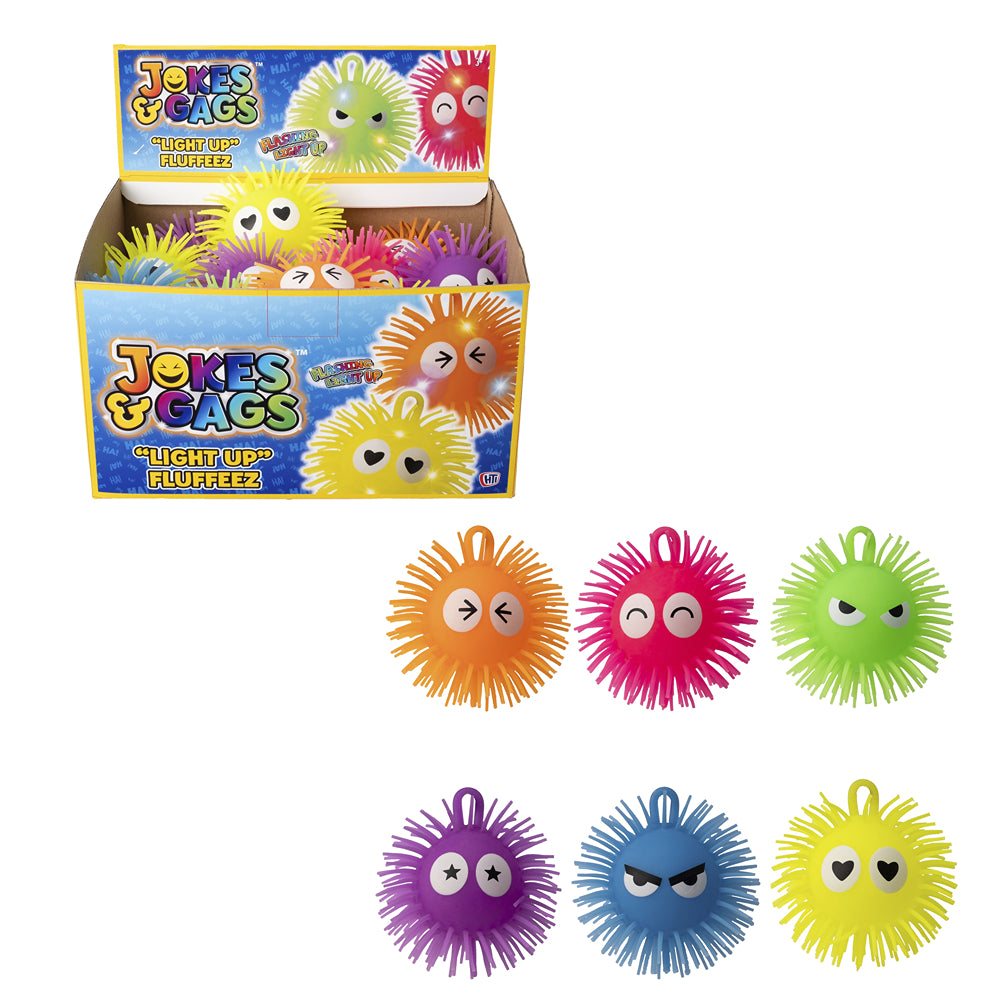 Toy Hub Fluffeez Light Up Puffer Ball Toy | Light Up Puffer Ball