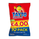 Tayto Cheese & Onion Potato Crisps Multipack - Pack of 10, 250g