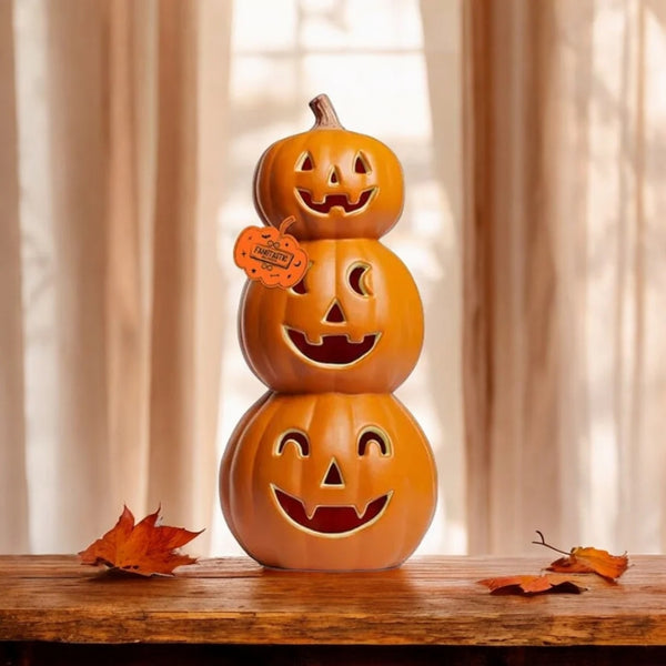 Fang-Tastic LED 3 Tiered Pumpkin 