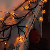 Fang-Tastic LED Pumpkin Garland | 1.7M
