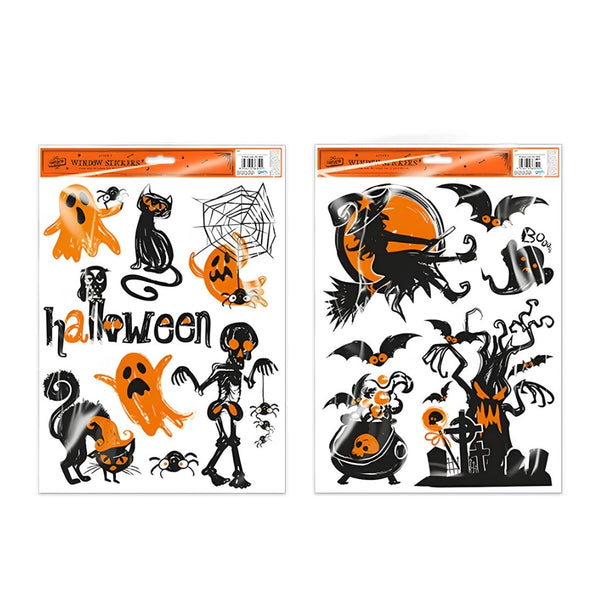 Fang-Tastic Spooky Window Stickers 
