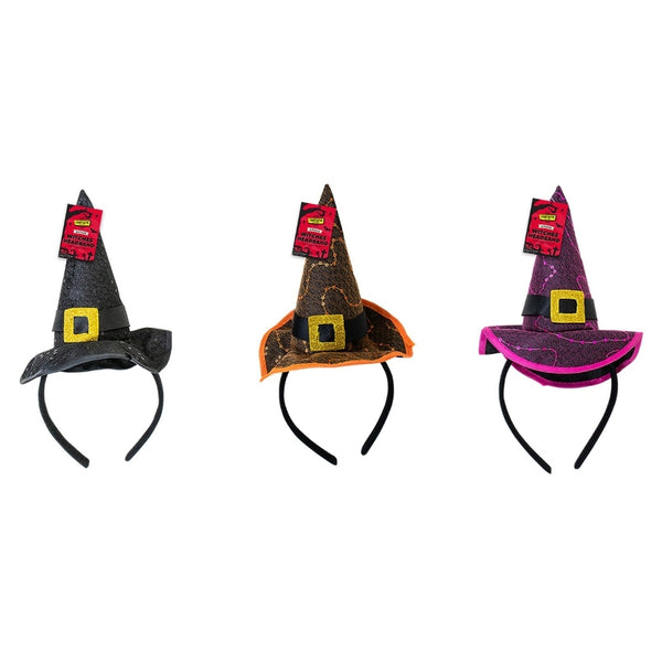 Halloween Whimsical Witch Hat Headband 