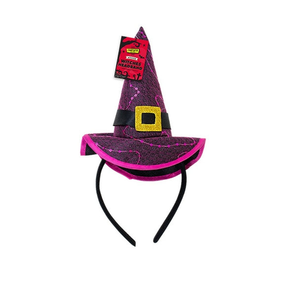 Halloween Whimsical Witch Hat Headband 