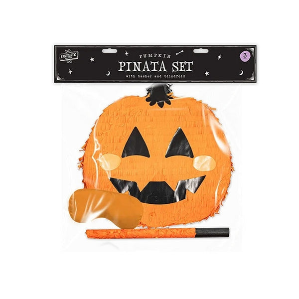 Fang-Tastic Halloween Pumpkin Piñata Set 
