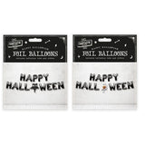 Fang-Tastic Happy Halloween Foil Balloons | Durable & Reusable