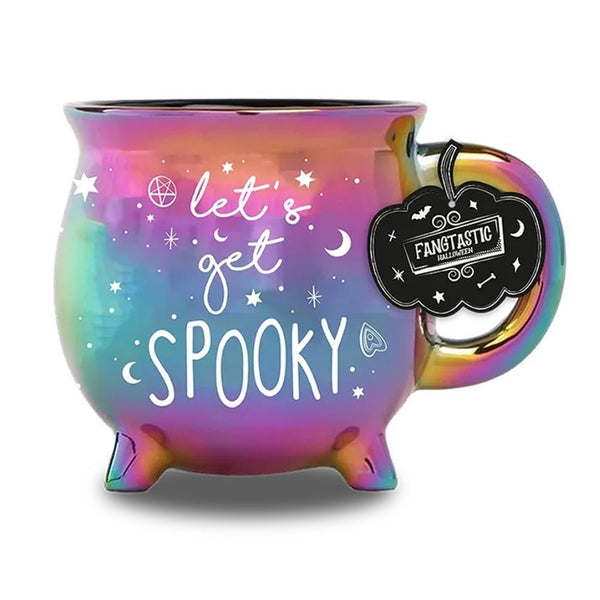 Fang-Tastic Iridescent Witches Cauldron Mug 