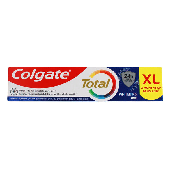 Colgate Total Whitening Toothpaste | XL Size | 125ml
