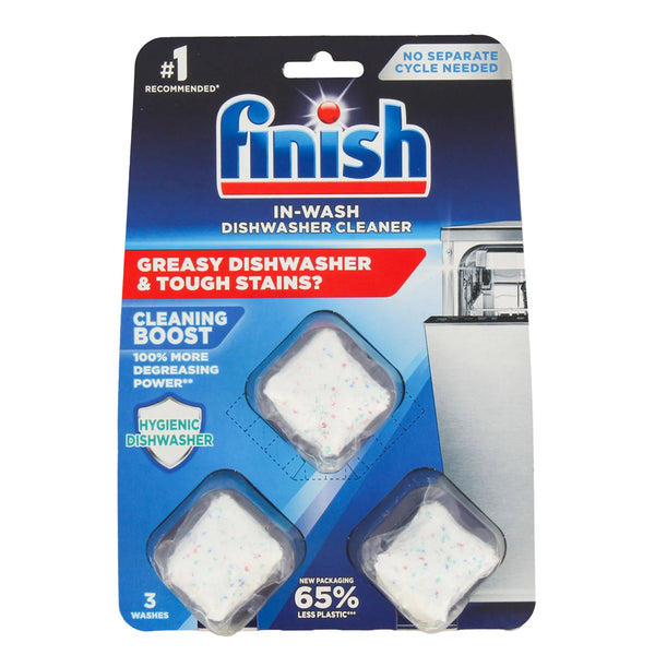 Finish In Wash Dishwasher Cleaner | 3 Pack