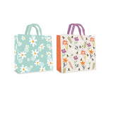 Tallon Daisy/Bee Large Square Gift Bag | Reinforced Panels, Carry Handles