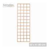 Sunnydays Rectangular Wooden Lattice Garden Trellis | 180 x 60cm