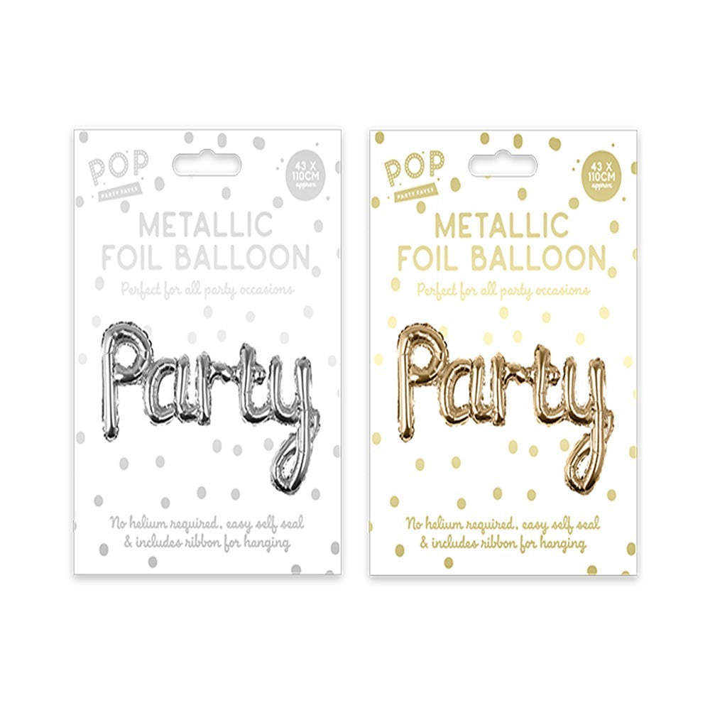 Party Metallic Foil Balloon - 1 Pack