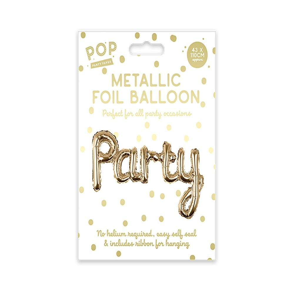 Party Metallic Foil Balloon - 1 Pack