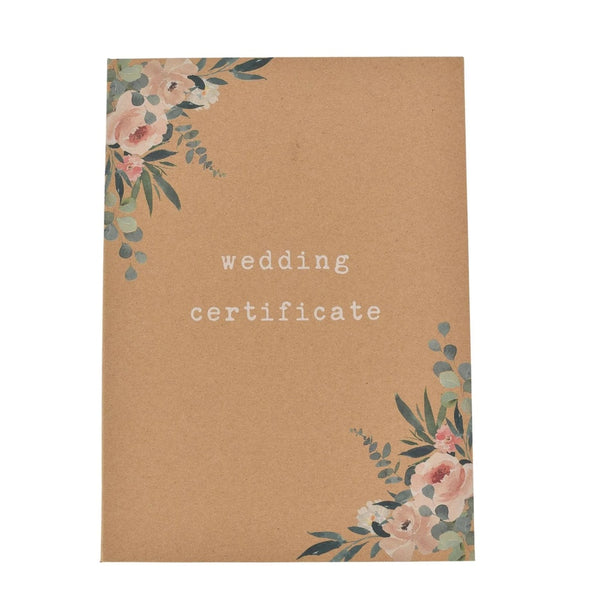Love Story A4 Wedding Certificate Holder - 1 Pack