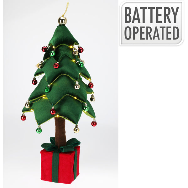 Christmas Tabletop LED Christmas Tree | 70cm, Warm LED, Battery Operated