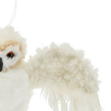 Koopman Owl Hanging Deco | 20Cm White